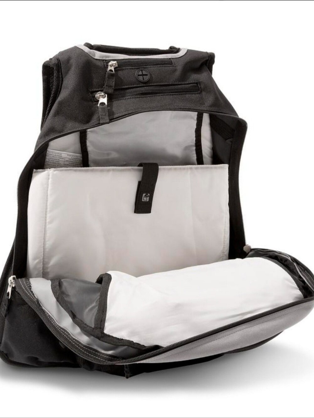 Motion Pro Black and Grey Men's Backpack Laptop Lightweight - Picture 4 of 6